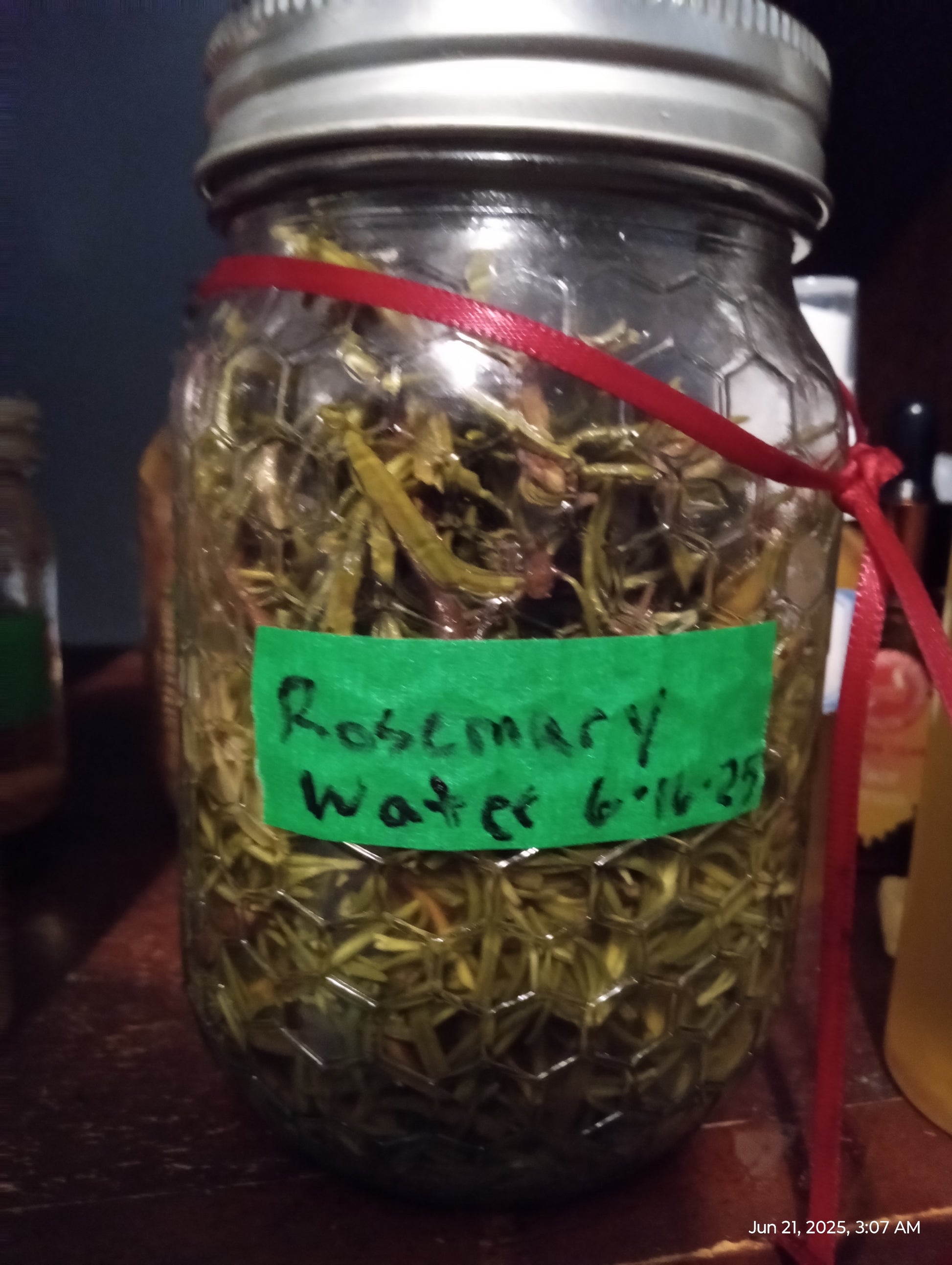 Rosemary Water